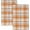 Fall Checked, variant on Fall Kitchen Towels 18x26 inch Burnt Orange Buffalo Plaid Decor Dish Towels Autumn Harvest Thanksgiving Seasonal Decoration Hand Towel Absorbent Dish Cloths for Home Kitchen Dining Set of 2
