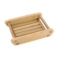 thumbnail image 2 of Bamboo Wooden Soap Dish Drainer Shower Soap Storage Holder Soap Tray for Bathroom Shower Vanities Kitchen Sink New, 2 of 7