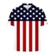 thumbnail image 5 of Camisas de Manga Corta de los Hombres Impresión Botón Casual Turndown Cuello Blusa para el Uso Diario Y Al Aire Libre, 5 of 5