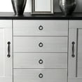 thumbnail image 4 of OULII 4 Pcs Retro Style Kitchen Handles Black For Cabinet Doors, 4 of 8