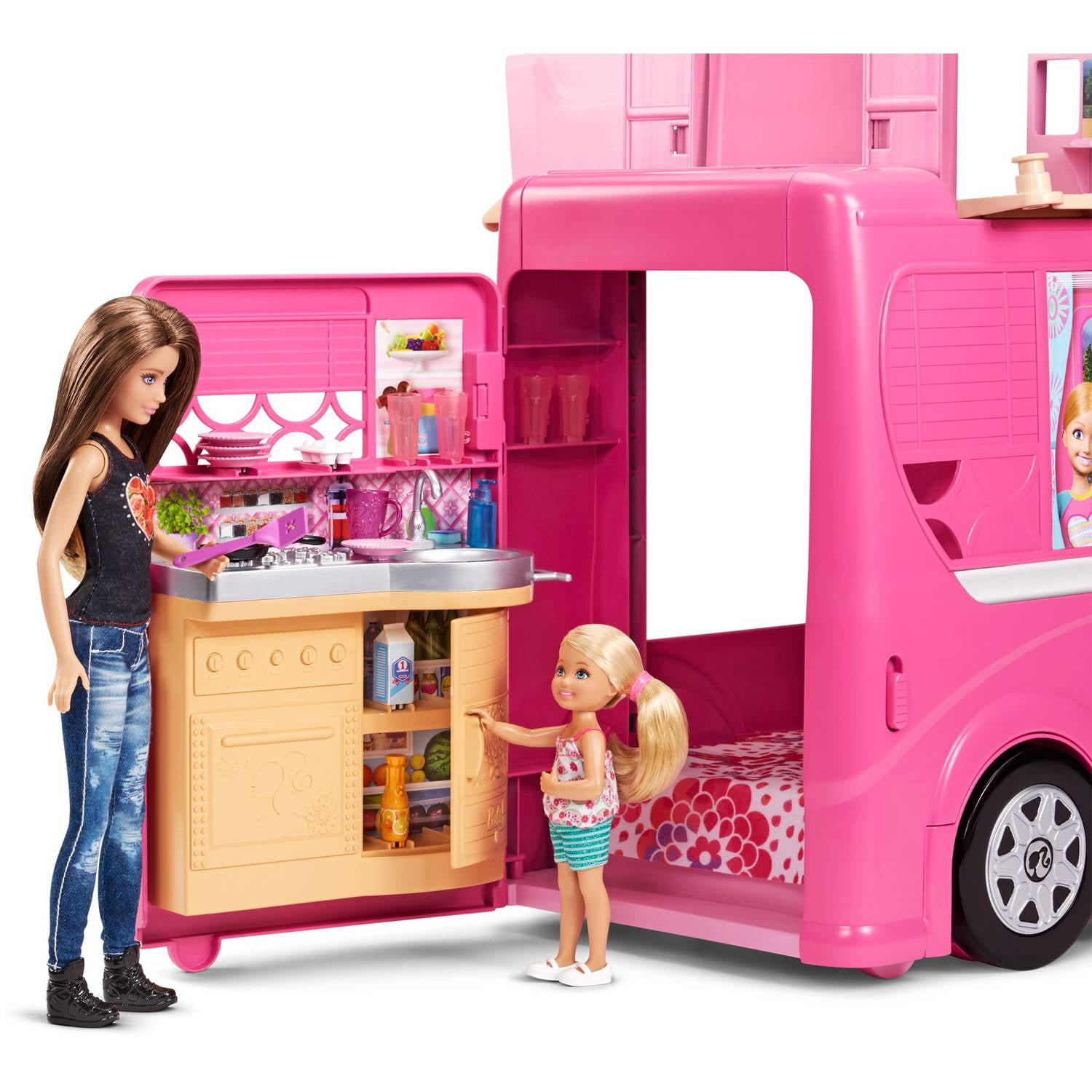 big w barbie camper van