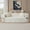 White, variant on Sailvan Modern Cord Sofa Bed,Convertible Sleeper Couch with High Density Foam,Classic Square Two Tier Design for Apartments,Small Double Bed White