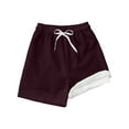thumbnail image 2 of Boys' Swim Trunks with Compression Liner Boys Shorts Quick Dry Boys Bathing Suits Beach Shorts Boys Fashion, 2 of 4
