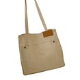 thumbnail image 1 of Bolso de hombro de lona vintage para mujer, bolso de mano de tela informal con estampado de letras a presión magnéticas, 1 of 8