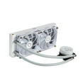 thumbnail image 3 of Cooler Master MasterLiquid 240L Core ARGB Close-Loop AIO Liquid Cooler Gen S Coldplate Pump 120mm PWM CryoFuze 14W/mK (White), 3 of 4