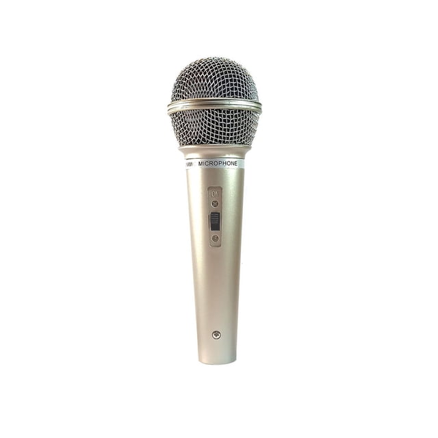 Silver Fake Microphone Prop Toy Simulation Microphone Silver Color For Children Performance Practice Interview Training Party Birthday Gift