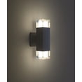 thumbnail image 2 of BAZZ Luvia Outdoor Wall Sconce Integrated LED 18W 3000K Aluminum Fixture, 2 of 4