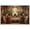 Unframe-style, variant on African American Black Jesus Last Supper Wall Art Religious Canvas Poster