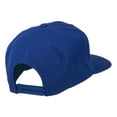 thumbnail image 4 of Flat Bill Hip Hop Casual Blood Embroidered Cap - Royal OSFM, 4 of 5