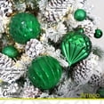 thumbnail image 4 of Esferas para árbol de navidad Artego extra grandes de 15 cm de diámetro paq 6 esferas  Verde Navidad * Línea Caramel 3 texturas y acabados diferentes para colgar Christmas ornaments, 4 of 7
