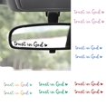 thumbnail image 2 of Soumake 2Pcs Car Rear View Mirror Stickers Self Adhesive Strong Stickiness Simple Installation Car Window Stickers Interior Accessories, 2 of 7