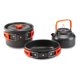 thumbnail image 1 of Sonducket Juego de utensilios de cocina para exteriores de 3 piezas, para acampar, olla para 2-3 personas, utensilios de cocina, sartén plegable Kits de desorden para acampar No.01, 1 of 6