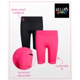 thumbnail image 2 of dELiA*s Girls Biker Shorts Breathable Stretch Athletic Yoga Running Dance Shorts for Girls 2 Pack, 2 of 7