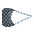 thumbnail image 3 of Bolso de hombro individual para mujer, bolso de hombro para mujer con textura, sencillo y cómodo, a la moda, tamaño libre, color azul, 3 of 8
