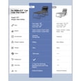 thumbnail image 6 of Padded Folding Chaise Lounge Oversized Support 350lbs, Extra High 16inch Seat Sunbathing Recliner, 6 of 10