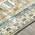 thumbnail image 4 of Surya Erin ERN-2303 30 x 90" Runner Microfiber Rug in Blue/Light Olive/Brown, 4 of 7