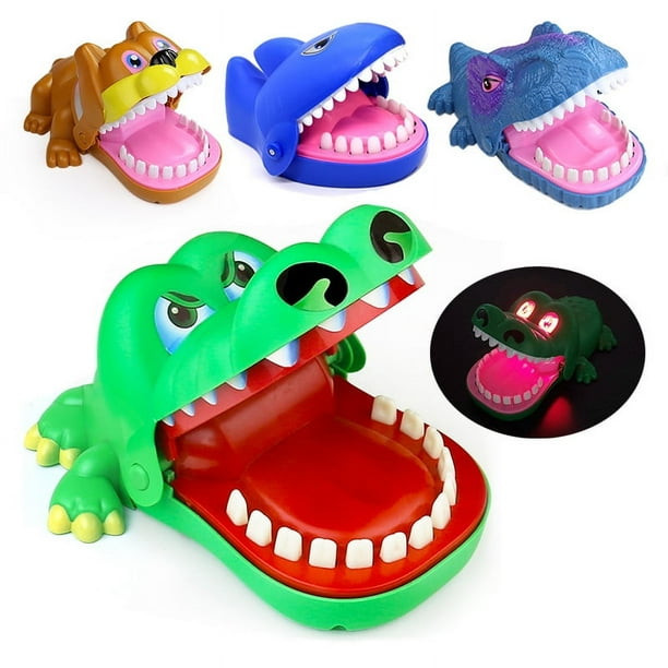 Juguetes Cocodrilo que muerde los dedos Dinosaurio Extracción de dientes Juegos infantiles Descompresión complicada Tiburón