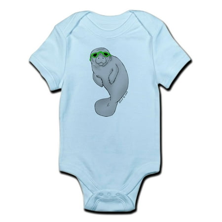 

CafePress - Cool Manatee Infant Bodysuit - Baby Light Bodysuit