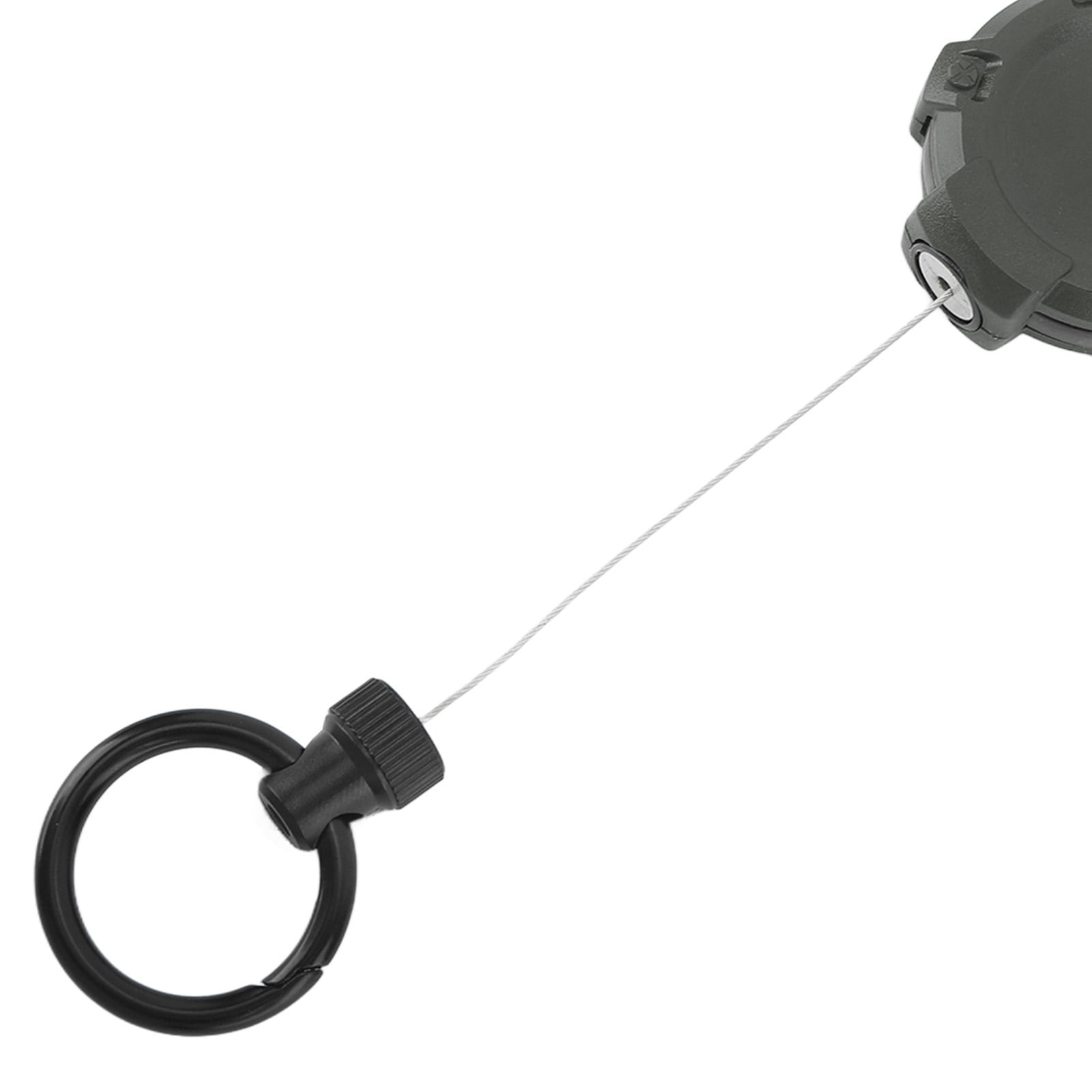 Heavy Duty Retractable Keychain: 70cm Steel Wire, Magnetic Quick Release, Anti,Loss  Durable