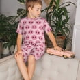 thumbnail image 4 of Fotbe Pig Nose Pijama Estampada de 2 Piezas para Niños – Ropa de Dormir de Manga Corta Cómoda para Niños y Niñas, Camiseta y Shorts de Algodón-3X-Large, 4 of 6