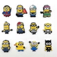 thumbnail image 2 of 12pcs Minions Despicable Me Theme Crocs Shoe Charms For Diy Clog Sandals Decoration Shoes Accessories Set Gifts, 2 of 4