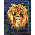 thumbnail image 5 of Mens Sunglasses Rasta Lion Rastafarian Moisture-Wicking Camo Tee Shirt, Extra-Small Silver, 5 of 5