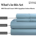 thumbnail image 2 of Sábanas CHATEAU HOME COLLECTION Queen 100% Algodón Egipcio, 2 of 8