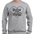 thumbnail image 2 of Prettiest Girl in the Morgue Sweatshirt Unisex X-Large Grey, 2 of 5