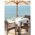 thumbnail image 4 of Square Outdoor Tablecloth with Umbrella Hole Green Eucalyptus Leaf Outside Table Cloth Waterproof Patio Table Cover Spring Natural Botanical Vines Zipper Tablecloths for Picnic Camping 54x54 Inch, 4 of 8