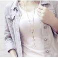 thumbnail image 5 of Collar Largo TUNC con Colgante de Perlas en Espiral para Mujer Ajustable, 5 of 5