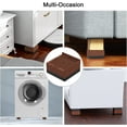 thumbnail image 6 of Furniture Risers Bed Risers Lifter Foot Pad Support up to 660 lb Brown 4 Count Rubber Plastic 0.29 lb Medium, Space, 6 of 8