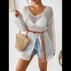thumbnail image 4 of Pañuelos de Crochet para Mujer, Pareos de Baño Calados, Trajes de Verano Tejidos un Tamaño, 4 of 10