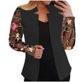 thumbnail image 2 of LOVZFMLL Vestes pour Femmes, Imprimé Dentelle, Mode Décontractée, Cardigan à Manches Longues, 2 of 6