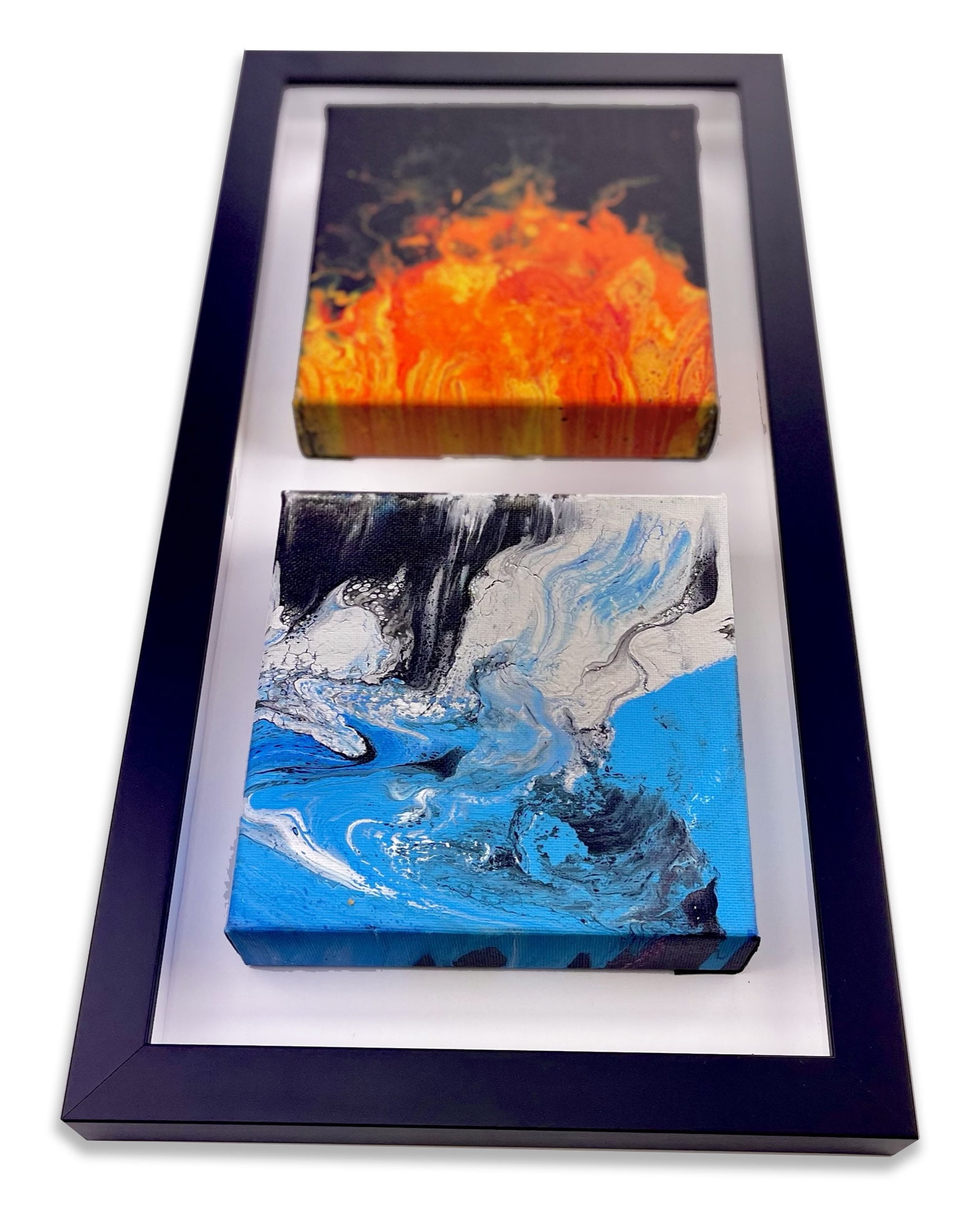 Buy 5x5 Black Shadowbox Frame Shadow Box Frame Interior Size 5x5 by 1