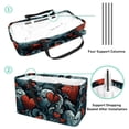 thumbnail image 4 of Hearts Battle Large Capacity Reusable Foldable Oxford Cloth Grocery Baskets - Multipurpose Storage Basket and Decorative Box, 4 of 7