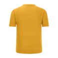 thumbnail image 4 of Odbmxy Men Polo Short Sleeve Collared Clothes for Men Shirts Plain Pocket Modern Fit Casual Vintage Shirts,Yellow XXL, 4 of 7
