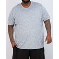 thumbnail image 2 of Real Essentials 3 Pack: Mens Big & Tall V-Neck Short-Sleeve Tech Stretch Dry-Fit T-Shirt (3X Tall-5X Tall), 2 of 6