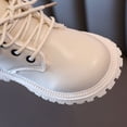thumbnail image 2 of Botas Martin de invierno para niños, zapatos de algodón con forro polar, botas cortas, botas de nieve para niñas, zapatos de bebé, botas de cuero para niños, 2 of 4