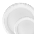thumbnail image 3 of Nicole Fantani's Serving 10" Disposable White Plastic plates Good to use in Microwave, Bulk Stock for Restaurant, Hotel, Deli & Elegant Parties : 2000 Count, 3 of 6