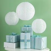 Martha Stewart Eyelet-Pattern Lanterns, Set of 3