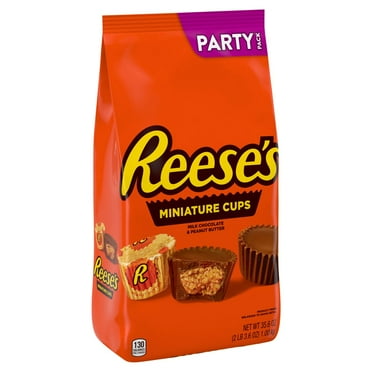Reese's Milk Chocolate Peanut Butter Cups Miniatures Candy 35.6 oz