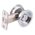 thumbnail image 3 of Cerradura de la puerta con llave con llaves de hardware de la puerta ropa resistente habitación de l cilindro del cilindro del cilindro de Plata, 3 of 8