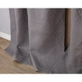 thumbnail image 4 of Greenland Home Fashions Vashon Solid Color/Textured/Quilted Rod Pocket Blackout, Curtain Panel 17" x 84" 2 Panels, 4 of 5