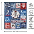 thumbnail image 6 of Baseball Gifts, Baseball Blankets for Boys, Boys Baseballs Gifts, Baseball Fan Gifts, Youth Baseball Themed Gift for Men/Boys/Kids, 6 of 6