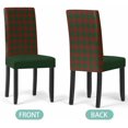 thumbnail image 5 of Stretch Chair Covers Set of 6, Christmas Red Green Buffalo Tartan Universal Fit Elastic Decorative Dining Chairs Slipcovers for Wedding, Banquet, Chic Simplistic Plaids, 5 of 6