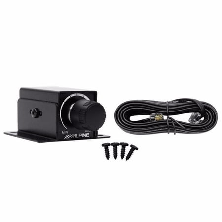 Alpine - Remote Bass Control Knob for Select Amplifiers - Black - image 2