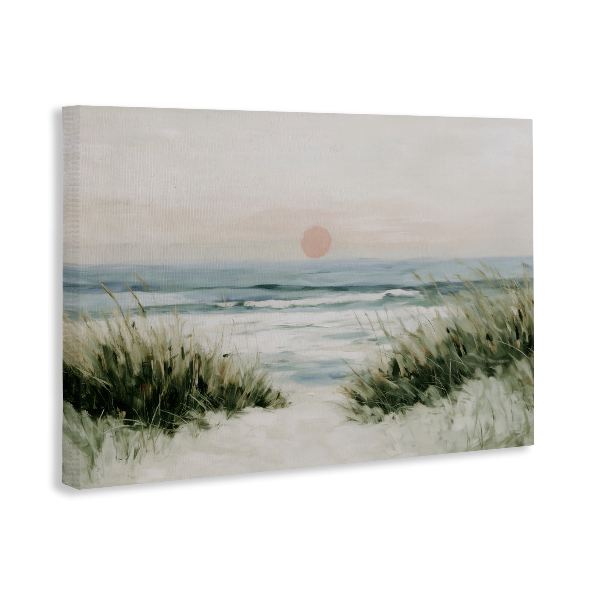 Stupell Industries Coastal Dunes with Wild Beach Grass Canvas Wall Art, design by Chromatic Storm Studio