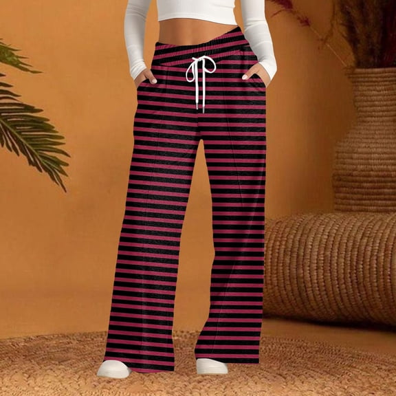 Endives Women's Lounge Pants Women Wide Leg Casual Sweatpants Pajama Pants Fall Winter