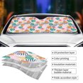 thumbnail image 5 of Bingfone Tropical Plants Car Windshield Sun Shade Protector Keep Your Vehicle Cool Sun Shield Visor Cover Foldable for Car Truck SUV-Medium, 5 of 8