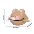 thumbnail image 3 of Handheld Wooden Fish Percussion Toy For Sensory Play Focus Improvement Office Home Decor Multicolor Plastic Children Adults 4.1 Inch Desktop Anxiety Relief Instrument B, 3 of 6